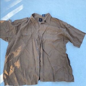 Men’s Linen Button Down Shirt